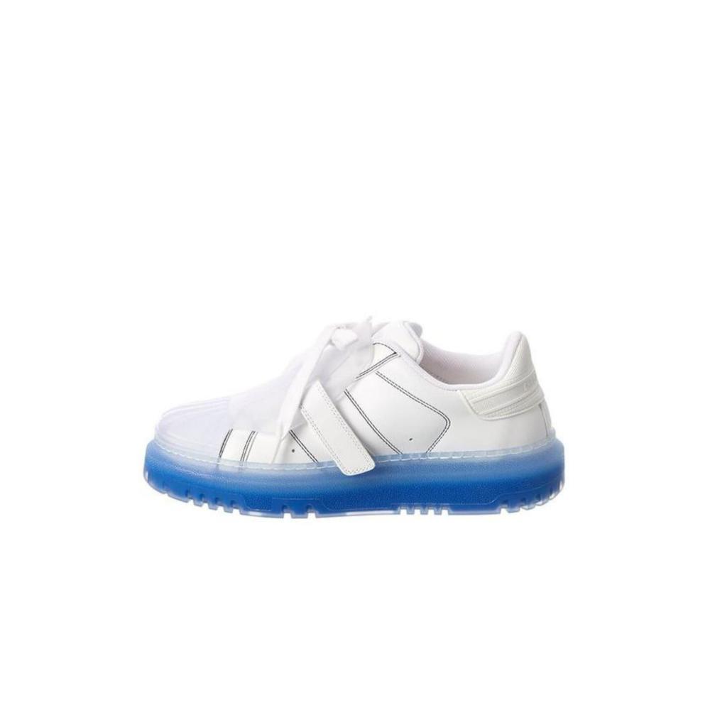 Dior - Dior-ID  Leather Sneakers - IT 37.5 - Picture 4 of 7